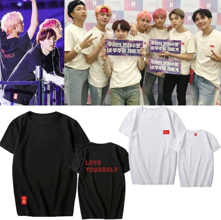 Camisetas de BTS: ¡Hazte con la tuya ahora mismo!