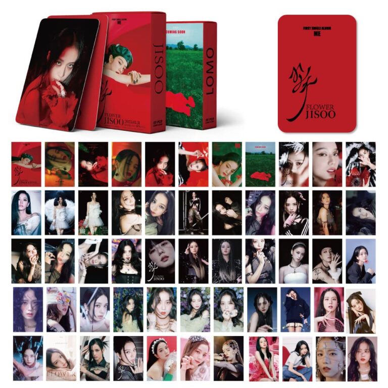 Colección de photocards de Jisoo: una joya para los fans de BLACKPINK.